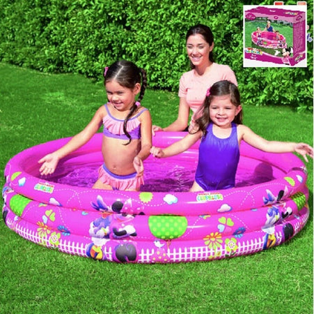 PISCINA GONFIABILE MINNIE 3 ANELLI 152 X 30 CM DISNEY PAPERINA FUORI TERRA Giochi e giocattoli/Sport e giochi all'aperto/Giochi aquatici e piscine per bambini/Piscinette per bambini Trade Shop italia - Napoli, Commerciovirtuoso.it