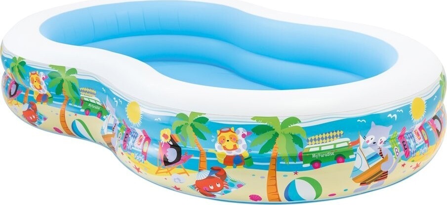 PISCINA GONFIABILE PARADISE 262 X 160 X 46 CM 2 ANELLI TERRAZZO GIARDINO Giochi e giocattoli/Sport e giochi all'aperto/Giochi aquatici e piscine per bambini/Piscinette per bambini Trade Shop italia - Napoli, Commerciovirtuoso.it
