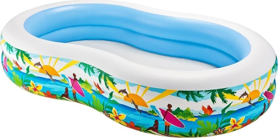PISCINA GONFIABILE PARADISE 262 X 160 X 46 CM 2 ANELLI TERRAZZO GIARDINO Giochi e giocattoli/Sport e giochi all'aperto/Giochi aquatici e piscine per bambini/Piscinette per bambini Trade Shop italia - Napoli, Commerciovirtuoso.it