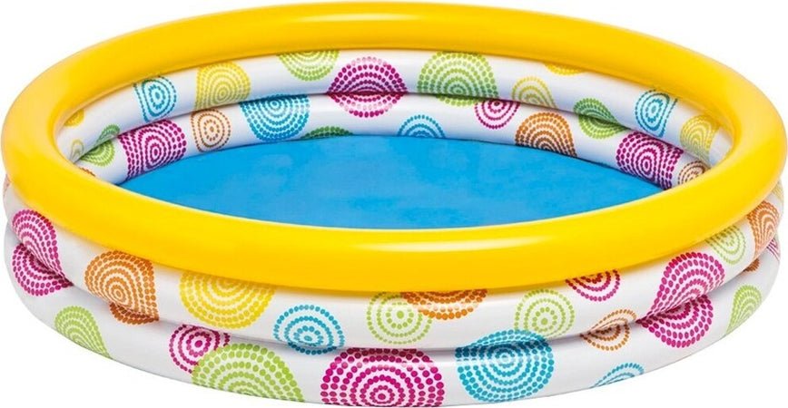PISCINA GONFIABILE PER BAMBINI 3 ANELLI 114 X 25 CM GIARDINO TERRAZZO 132 LT Giochi e giocattoli/Sport e giochi all'aperto/Giochi aquatici e piscine per bambini/Piscinette per bambini Trade Shop italia - Napoli, Commerciovirtuoso.it