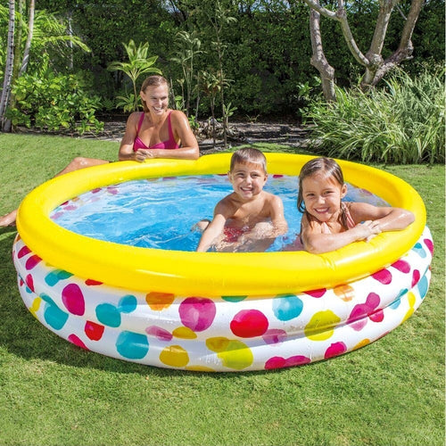 PISCINA GONFIABILE PER BAMBINI 3 ANELLI 168 X 40 CM GIARDINO TERRAZZO 581 LT Giochi e giocattoli/Sport e giochi all'aperto/Giochi aquatici e piscine per bambini/Piscinette per bambini Trade Shop italia - Napoli, Commerciovirtuoso.it
