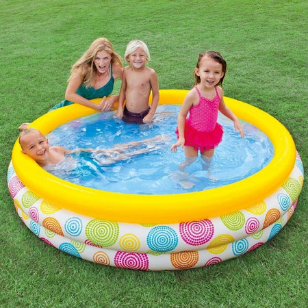 PISCINA GONFIABILE PER BAMBINI 3 ANELLI 168 X 40 CM GIARDINO TERRAZZO 581 LT Giochi e giocattoli/Sport e giochi all'aperto/Giochi aquatici e piscine per bambini/Piscinette per bambini Trade Shop italia - Napoli, Commerciovirtuoso.it