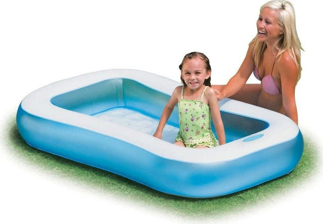 PISCINA GONFIABILE PER BAMBINI BABY RETTANGOLARE 166 X 100 X 28 CM GIARDINO Giochi e giocattoli/Sport e giochi all'aperto/Giochi aquatici e piscine per bambini/Piscinette per bambini Trade Shop italia - Napoli, Commerciovirtuoso.it