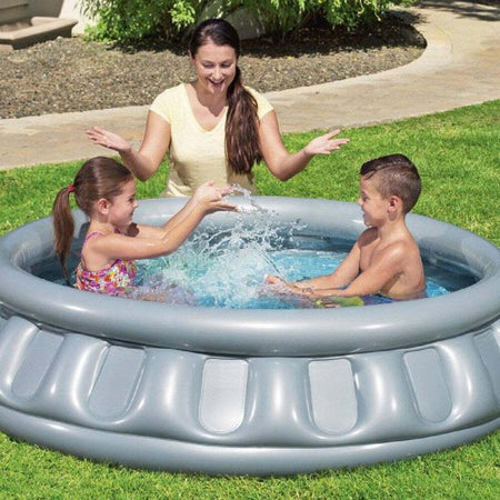 Piscina Gonfiabile Per Bambini Spaceship Astronave Silver 152x43 Cm 512 Lt 51080 Giardino e giardinaggio/Piscine vasche idromassaggio e accessori/Piscine/Piscine gonfiabili Trade Shop italia - Napoli, Commerciovirtuoso.it