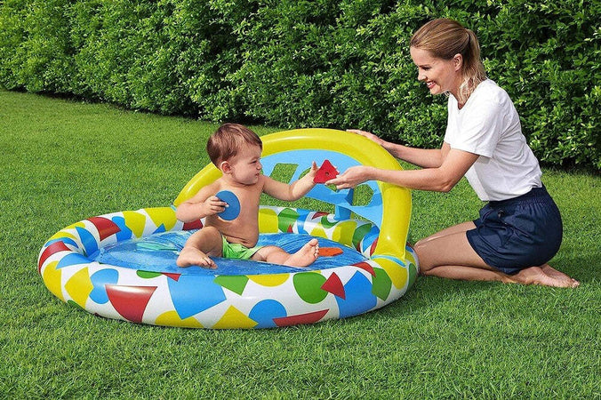 Piscina Gonfiabile Per Bambini Splash & Learn 120x117x46cm 5 Forme Schiuma 52378 Giochi e giocattoli/Sport e giochi all'aperto/Giochi aquatici e piscine per bambini/Canotti e gonfiabili galleggianti Trade Shop italia - Napoli, Commerciovirtuoso.it