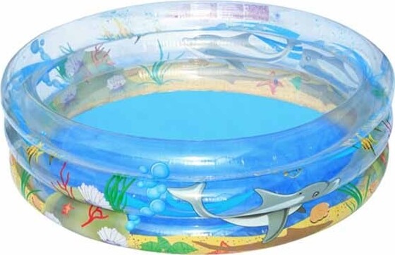 PISCINA GONFIABILE PER BAMBINI TRASPARENTE SEA LIFE 3 ANELLI 150 X 53 CM Giochi e giocattoli/Sport e giochi all'aperto/Giochi aquatici e piscine per bambini/Piscinette per bambini Trade Shop italia - Napoli, Commerciovirtuoso.it