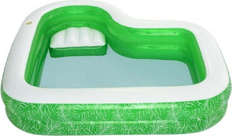 Piscina Gonfiabile Per Famiglie Con Sedile Tropical Paradise 231x231x51 Cm 54336 Giochi e giocattoli/Sport e giochi all'aperto/Giochi aquatici e piscine per bambini/Canotti e gonfiabili galleggianti Trade Shop italia - Napoli, Commerciovirtuoso.it