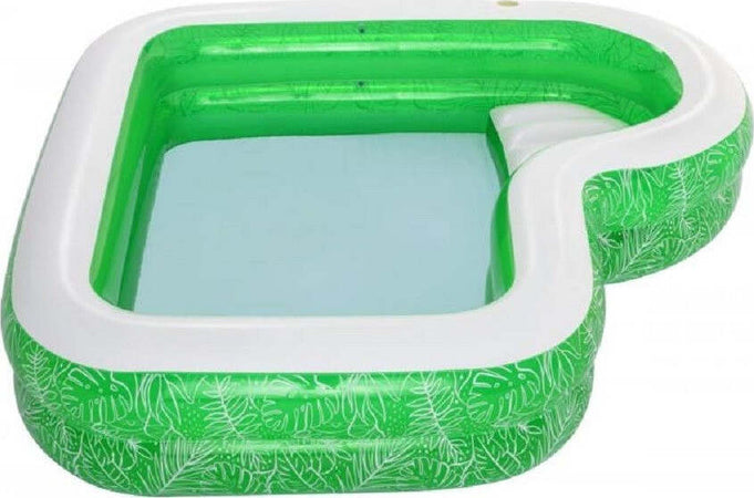 Piscina Gonfiabile Per Famiglie Con Sedile Tropical Paradise 231x231x51 Cm 54336 Giochi e giocattoli/Sport e giochi all'aperto/Giochi aquatici e piscine per bambini/Canotti e gonfiabili galleggianti Trade Shop italia - Napoli, Commerciovirtuoso.it
