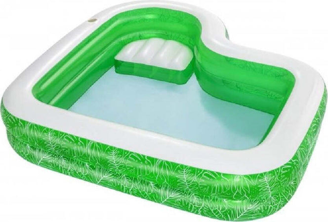 Piscina Gonfiabile Per Famiglie Con Sedile Tropical Paradise 231x231x51 Cm 54336 Giochi e giocattoli/Sport e giochi all'aperto/Giochi aquatici e piscine per bambini/Canotti e gonfiabili galleggianti Trade Shop italia - Napoli, Commerciovirtuoso.it