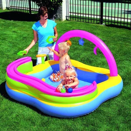 PISCINA GONFIABILE PLAY CENTER BAMBINI CON GIOCHI 159 X 159 X 89 CM VINILE Giochi e giocattoli/Sport e giochi all'aperto/Giochi aquatici e piscine per bambini/Piscinette per bambini Trade Shop italia - Napoli, Commerciovirtuoso.it