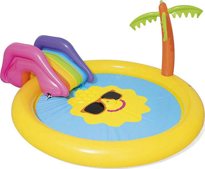 Piscina-Gonfiabile-Playcenter-Sunnyland-Bambini-140x130cm-con-Scivolo-Bestway