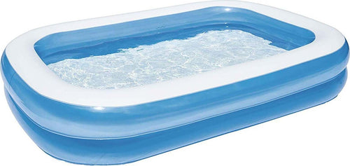 Piscina gonfiabile rettangolare 269 x 175 cm da giardino balcone veranda bambini