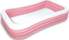 Piscina Gonfiabile Rosa Rettangolare Family Bambini 305x183x56 Cm Giardino 58487 Giochi e giocattoli/Sport e giochi all'aperto/Giochi aquatici e piscine per bambini/Canotti e gonfiabili galleggianti Trade Shop italia - Napoli, Commerciovirtuoso.it