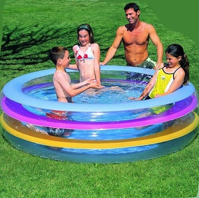 PISCINA GONFIABILE ROTONDA FUORI TERRA 3 ANELLI IN VINILE 152 X 51 CM Giochi e giocattoli/Sport e giochi all'aperto/Giochi aquatici e piscine per bambini/Piscinette per bambini Trade Shop italia - Napoli, Commerciovirtuoso.it