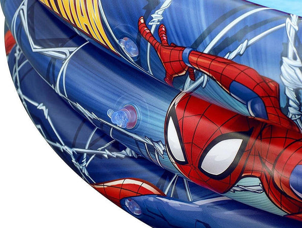 Piscina Gonfiabile Spiderman L'uomo Ragno 3 Anelli 122x30cm Per Bambini 2+ 98018 Giardino e giardinaggio/Piscine vasche idromassaggio e accessori/Piscine/Piscine gonfiabili Trade Shop italia - Napoli, Commerciovirtuoso.it
