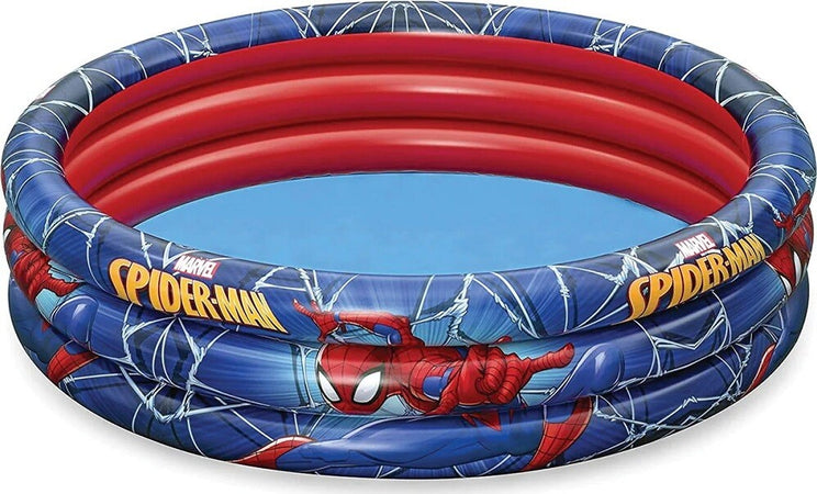 Piscina Gonfiabile Spiderman L'uomo Ragno 3 Anelli 122x30cm Per Bambini 2+ 98018 Giardino e giardinaggio/Piscine vasche idromassaggio e accessori/Piscine/Piscine gonfiabili Trade Shop italia - Napoli, Commerciovirtuoso.it