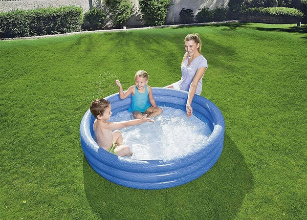 Piscina Gonfiabile Tinta Unita Effetto Ghiaccio 3 Anelli 152x30cm Giardino 51026 Giardino e giardinaggio/Piscine vasche idromassaggio e accessori/Piscine/Piscine gonfiabili Trade Shop italia - Napoli, Commerciovirtuoso.it