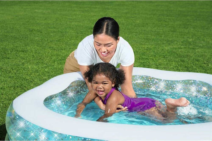 Piscina Gonfiabile Tonda Conchiglia Scintillante 150x127x43cm Per Bambini 52489 Giochi e giocattoli/Sport e giochi all'aperto/Giochi aquatici e piscine per bambini/Canotti e gonfiabili galleggianti Trade Shop italia - Napoli, Commerciovirtuoso.it