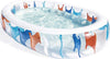 Piscina Ovale Gonfiabile 229x152x51 Cm Bordi Spessi Per Famiglia Bambini Estate Giocattoli e infanzia > Piscine > Piscine Gonfiabili Trade Shop italia - Napoli, Commerciovirtuoso.it