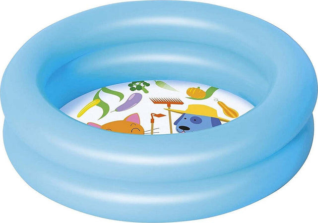 Piscina Per Bambini 2 Anni+ Baby 2 Anelli Fondo Disegnato 61x15cm 2 Colori 51061 Giochi e giocattoli/Sport e giochi all'aperto/Giochi aquatici e piscine per bambini/Canotti e gonfiabili galleggianti Trade Shop italia - Napoli, Commerciovirtuoso.it
