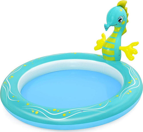Piscina Per Bambini Cavaluccio Marino Spruzza Acqua 2 Anni+ 188x160x86 Cm 53114 Giochi e giocattoli/Sport e giochi all'aperto/Giochi aquatici e piscine per bambini/Canotti e gonfiabili galleggianti Trade Shop italia - Napoli, Commerciovirtuoso.it