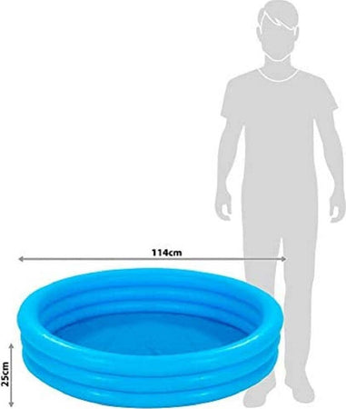 Piscina Per Bambini Gonfiabile A Tre Anelli Crystal Blu 114x25 Cm Giardino 59416 Giochi e giocattoli/Sport e giochi all'aperto/Giochi aquatici e piscine per bambini/Canotti e gonfiabili galleggianti Trade Shop italia - Napoli, Commerciovirtuoso.it