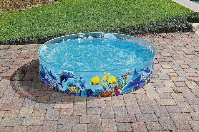 Piscina Piscinetta Rigida Per Bambini 2 Anni+ Fantasia Marina 183 X 38 Cm 55030 Giochi e giocattoli/Sport e giochi all'aperto/Giochi aquatici e piscine per bambini/Canotti e gonfiabili galleggianti Trade Shop italia - Napoli, Commerciovirtuoso.it