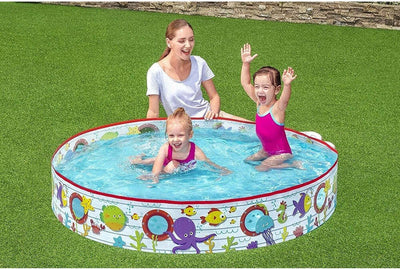 Piscina Piscinetta Rigida Per Bambini Fantasia Marina 2 Anni+ 152 X 25 Cm 55029 Giochi e giocattoli/Sport e giochi all'aperto/Giochi aquatici e piscine per bambini/Canotti e gonfiabili galleggianti Trade Shop italia - Napoli, Commerciovirtuoso.it