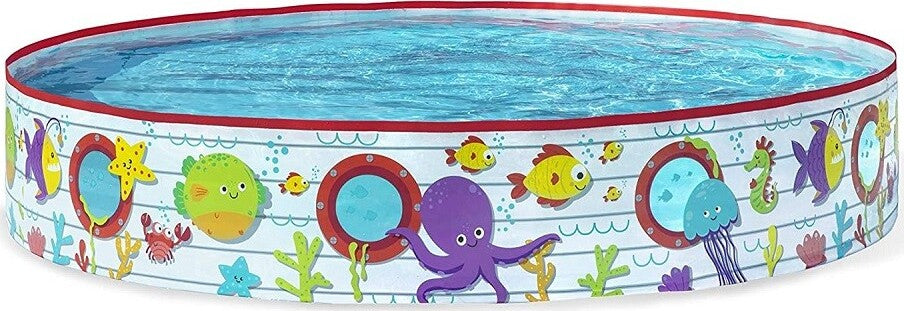 Piscina Piscinetta Rigida Per Bambini Fantasia Marina 2 Anni+ 152 X 25 Cm 55029 Giochi e giocattoli/Sport e giochi all'aperto/Giochi aquatici e piscine per bambini/Canotti e gonfiabili galleggianti Trade Shop italia - Napoli, Commerciovirtuoso.it
