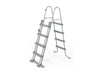 Piscina Power Steel Swim Vista ovale in acciaio con oblò 549x274x122 cm