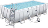 Piscina rettangolare 549x274xh122 con filtro e scaletta da giardino