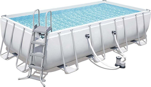 Piscina rettangolare 549x274xh122 con filtro e scaletta da giardino