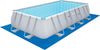 Piscina rettangolare 549x274xh122 con filtro e scaletta da giardino