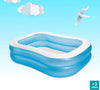 Piscina Rettangolare Gonfiabile Family 2 Anelli 203x152x48 Cm 540lt Estate 57180 Giochi e giocattoli/Sport e giochi all'aperto/Giochi aquatici e piscine per bambini/Canotti e gonfiabili galleggianti Trade Shop italia - Napoli, Commerciovirtuoso.it