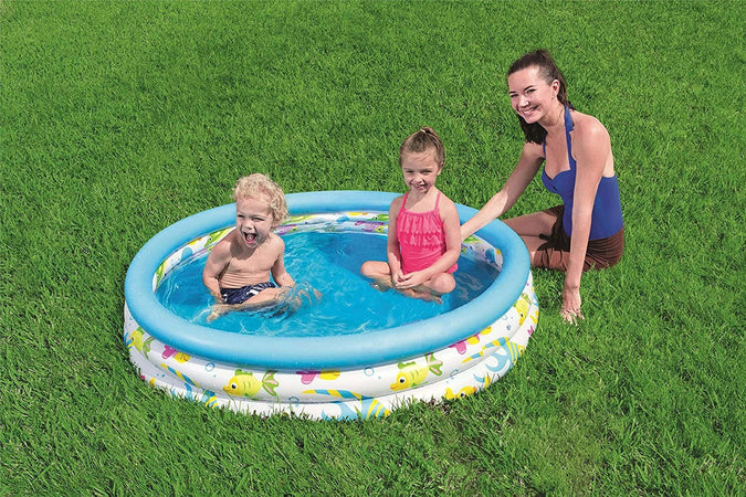 Piscina Rotonda 122cm Gonfiabile Fuoriterra Pesciolini Bambini Giardino 3 Anelli Piscine Gonfiabili Trade Shop italia - Napoli, Commerciovirtuoso.it