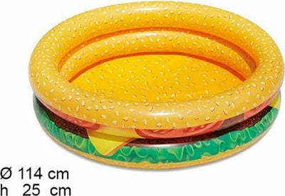 Piscina Rotonda Gonfiabile Fuoriterra Hamburger Bambini Giardino 2 Anelli 114 Cm Giochi e giocattoli/Sport e giochi all'aperto/Giochi aquatici e piscine per bambini/Piscinette per bambini Trade Shop italia - Napoli, Commerciovirtuoso.it