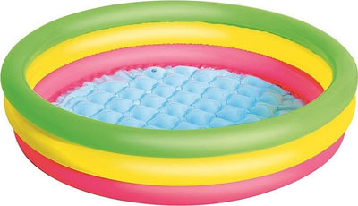 Piscina Summer A 3 Anelli Color Arcobaleno Con Fondo Gonfiabile 102x25 Cm 51104 Giochi e giocattoli/Sport e giochi all'aperto/Giochi aquatici e piscine per bambini/Canotti e gonfiabili galleggianti Trade Shop italia - Napoli, Commerciovirtuoso.it