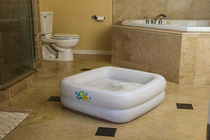Piscinetta Bagnetto Gonfiabile Per Bambini Portatile 86x86x25 Cm Viaggio 51116 Giochi e giocattoli/Sport e giochi all'aperto/Giochi aquatici e piscine per bambini/Canotti e gonfiabili galleggianti Trade Shop italia - Napoli, Commerciovirtuoso.it
