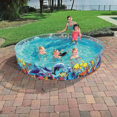 Piscinetta Piscina Rigida Pvc Per Bambini 3 Anni+ Fantasia Marina 244x46cm 55031 Giochi e giocattoli/Sport e giochi all'aperto/Giochi aquatici e piscine per bambini/Canotti e gonfiabili galleggianti Trade Shop italia - Napoli, Commerciovirtuoso.it