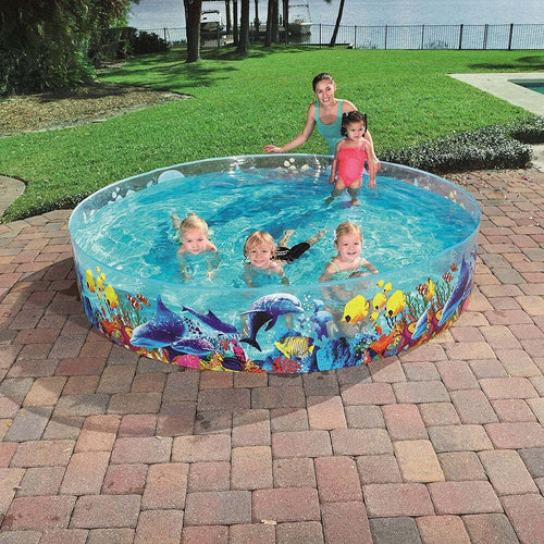 Piscinetta Piscina Rigida Pvc Per Bambini 3 Anni+ Fantasia Marina 244x46cm 55031 Giochi e giocattoli/Sport e giochi all'aperto/Giochi aquatici e piscine per bambini/Canotti e gonfiabili galleggianti Trade Shop italia - Napoli, Commerciovirtuoso.it