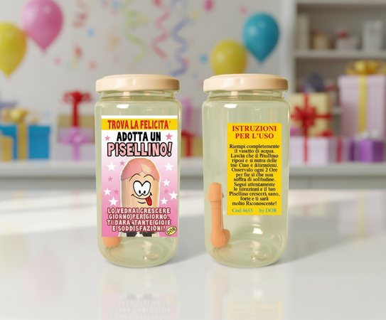 Pisello Growing Barattolo Adotta Un Pisellino Lo Vedrai Crescere idea Regalo Scherzo Addio Al Nubilato