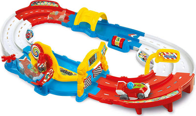 Pista Da Turbo Baby Go Clementoni Pista Da Gioco per Bambini Pista 2 Autovetture Interattive Facile Da Montare Con Adesivi Giochi e giocattoli/Veicoli/Slot car piste da corsa e accessori/Piste da corsa Mondo Bimbo - Bagnara Calabra, Commerciovirtuoso.it