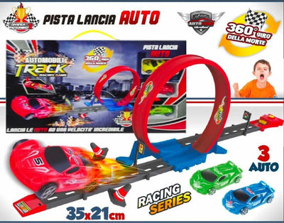 Pista Lancia Auto Montagne Russe 3 Macchinine Giocattolo Per Bambini 35x21 Cm Giochi e giocattoli/Veicoli/Slot car piste da corsa e accessori/Piste da corsa Trade Shop italia - Napoli, Commerciovirtuoso.it