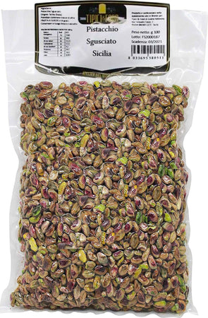 Pistacchio Intero Sgusciato Al Naturale Senza Sale Pistacchi Sgusciati Made in Italy Pistacchio Sottovuoto Artigianale Non Tostato Prodotto Tipico Alimentari e cura della casa/Snack dolci e salati/Noci e semi/Pistacchi Tipici & Food - Bronte, Commerciovirtuoso.it