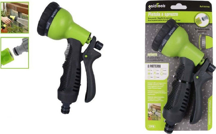 Pistola A Spruzzo Bocchetta 8 Getti Irrigazione Tubo Pompa Acqua Giardino 94766 Fai da te/Pitture trattamenti per pareti e utensili/Strumenti e attrezzi per verniciatura/Applicazione colore/Spruzzatori di vernice Trade Shop italia - Napoli, Commerciovirtuoso.it