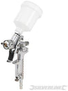 Pistola a spruzzo con alimentazione pneumatica 100ml Silverline ugello 1mm