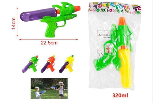 Pistola Ad Acqua 22.5x14cm Con Serbatoio 320ml Gioco Bambini Mare Estate 2904362 Giochi e giocattoli/Sport e giochi all'aperto/Giochi aquatici e piscine per bambini/Pistole d'acqua Trade Shop italia - Napoli, Commerciovirtuoso.it