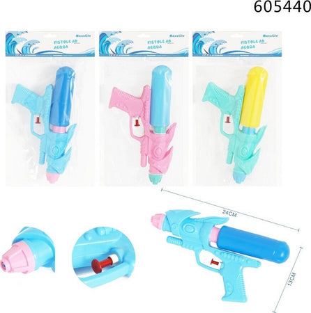 Pistola Ad Acqua 24x13cm Con Serbatoio Gioco Bambini Mare Colori Assortiti 605440 Giochi e giocattoli/Sport e giochi all'aperto/Giochi aquatici e piscine per bambini/Pistole d'acqua Trade Shop italia - Napoli, Commerciovirtuoso.it