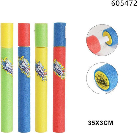 Pistola Ad Acqua 35x3 Cm Tubo Sparatutto In Schiuma Gioco Estivo Spiaggia 605472 Giochi e giocattoli/Sport e giochi all'aperto/Giochi aquatici e piscine per bambini/Pistole d'acqua Trade Shop italia - Napoli, Commerciovirtuoso.it
