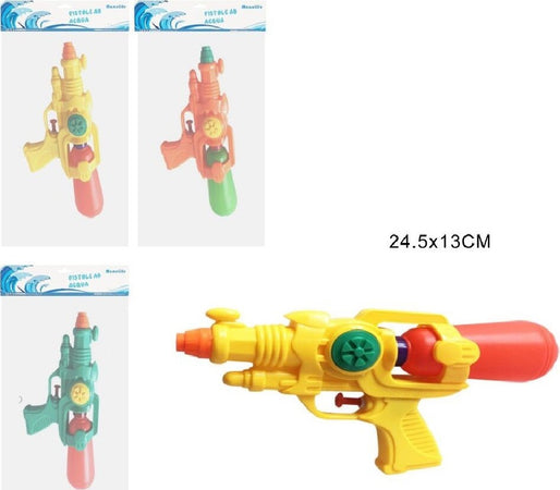 Pistola Ad Acqua Con Serbatoio 24.5x13cm Gioco Bambini Mare Col Assortiti 605441 Giochi e giocattoli/Sport e giochi all'aperto/Giochi aquatici e piscine per bambini/Pistole d'acqua Trade Shop italia - Napoli, Commerciovirtuoso.it